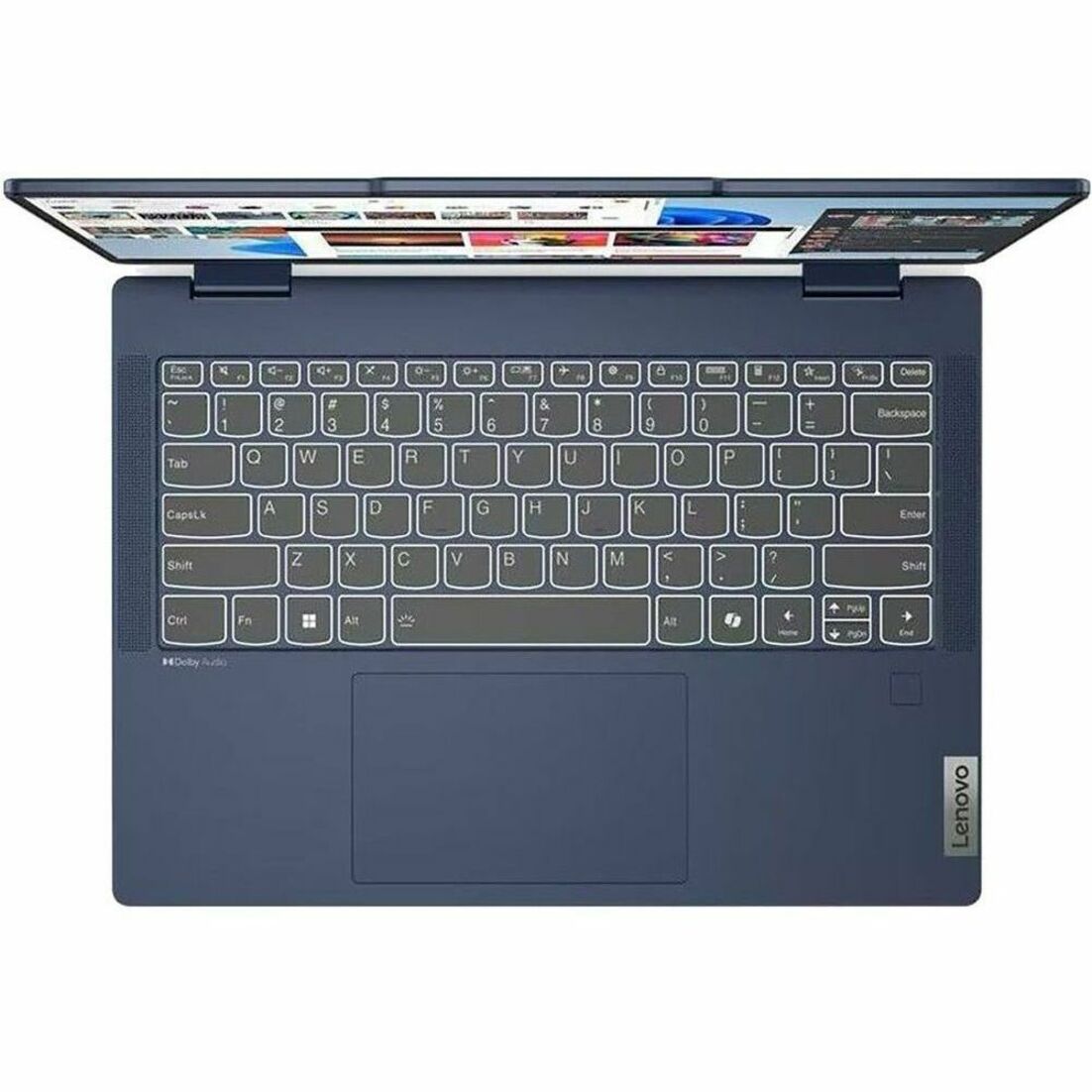 Lenovo IdeaPad 5 14AHP9 Convertible 2-in-1 Notebook, AMD Ryzen 5 8645HS, 16GB RAM, 1TB SSD, 14" WUXGA Touchscreen, Windows 11, Cosmic Blue - 83DR000SUS (1 Year Warranty)