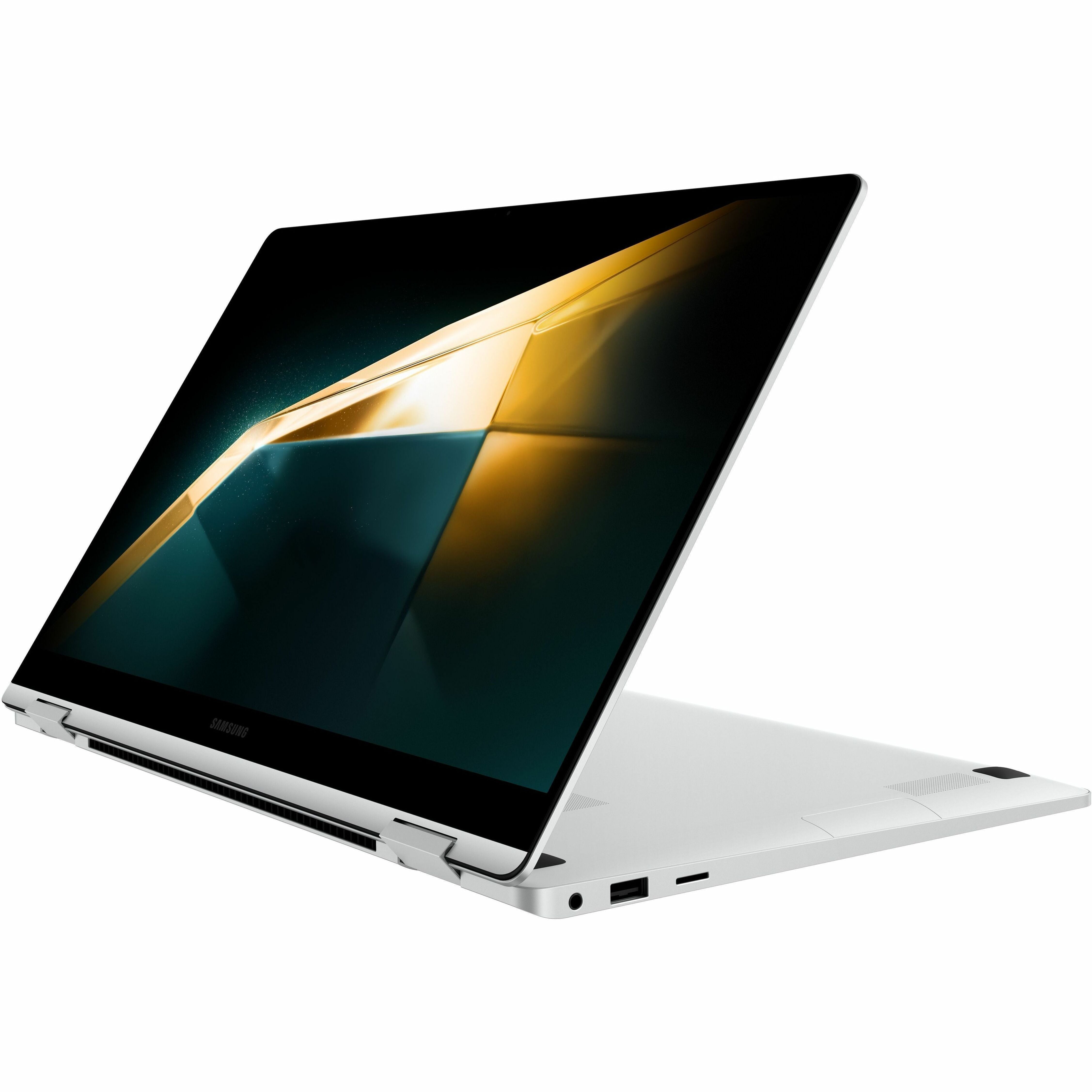 Samsung Galaxy Book4 360 2024 Convertible 2-in-1 Notebook, 15.6" AMOLED Touch, Intel Core i7-150U, 16GB RAM, 512GB SSD, Windows 11 Pro, Silver - NP754QGK-KS1US (1 Year Warranty)