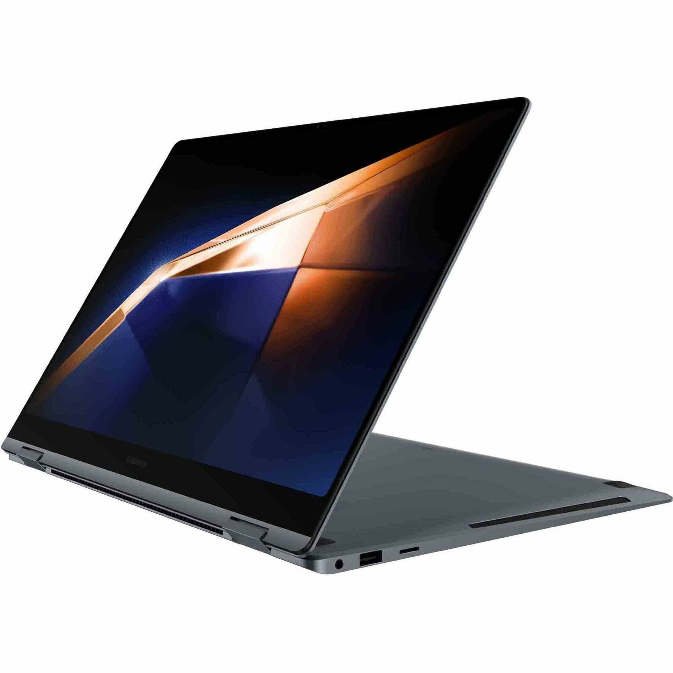Samsung 2024 Galaxy Book4 Pro 360 Convertible Notebook, 16" 3K Dynamic AMOLED 2X, Intel Core Ultra 7 155H, 16GB RAM, 512GB SSD, Windows 11 Pro, S Pen, Moonstone Gray - NP964QGK-KG2US (1 Year Warranty)