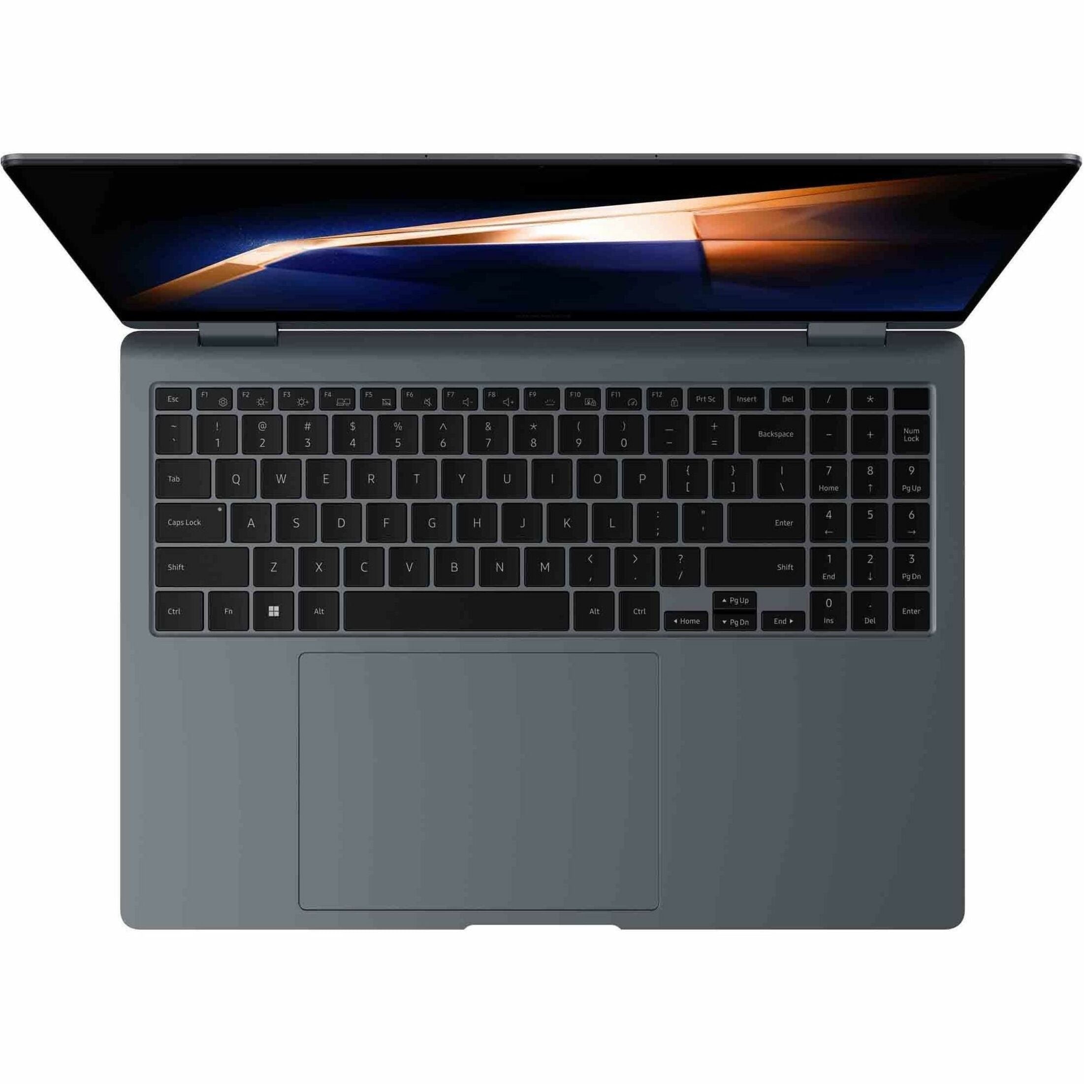 Samsung 2024 Galaxy Book4 Pro 360 Convertible Notebook, 16" 3K Dynamic AMOLED, Intel Core Ultra 5-125H, 16GB RAM, 512GB SSD, S Pen, Thunderbolt 4, Moonstone Gray - NP964QGK-KG3US (1 Year Warranty)