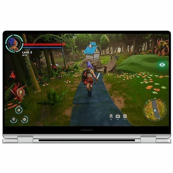 Samsung 2024 Galaxy Book4 360 Convertible 2-in-1 Notebook, 15.6" AMOLED Touchscreen, Intel Core i5-120U, 16GB RAM, 256GB SSD, Thunderbolt 4, Silver - NP754QGK-KS3US (1 Year Warranty)