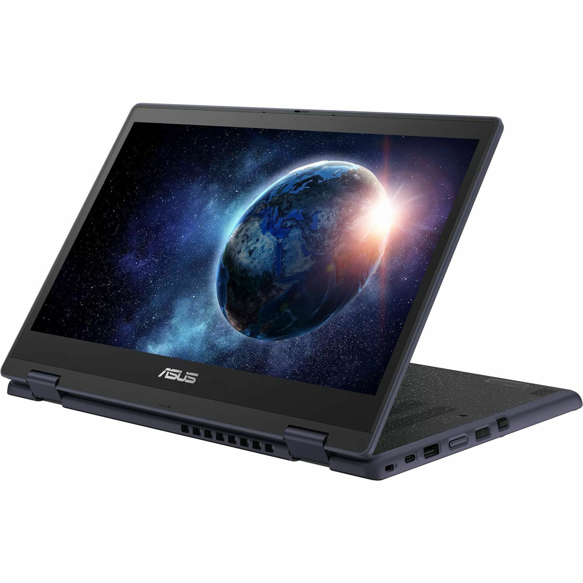 ASUS BR1402F Convertible 2-in-1 Notebook, 14" FHD Touchscreen, Intel Core i3-N305, 16GB DDR4, 256GB SSD, Windows 11 Pro, Rugged Military-Grade, Mineral Gray - BR1402FGA-YS36T-S (1 Year Warranty)