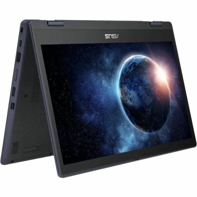 ASUS BR1402F Convertible 2-in-1 Notebook, 14" FHD Touchscreen, Intel Core i3-N305, 16GB DDR4, 256GB SSD, Windows 11 Pro, Rugged Military-Grade, Mineral Gray - BR1402FGA-YS36T-S (1 Year Warranty)