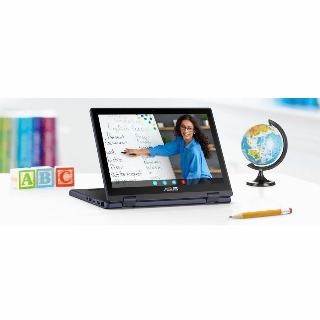 ASUS BR1204F Convertible 2-in-1 Notebook, 12.2" WUXGA Touchscreen, Intel N200, 8GB DDR5, 128GB SSD, Rugged Design, Windows 11 Pro Education, Mineral Gray - BR1204FGA-YS24T-S (1 Year Warranty) [Discontinued]