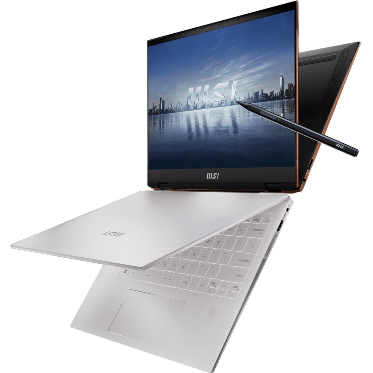 MSI 2024 Summit E13 Flip Evo Convertible 2-in-1 Notebook, 13.4" FHD+ IPS Touchscreen, Intel Core i7-1360P, 32GB LPDDR5, 1TB SSD, Intel Evo, Windows 11, Ink Black - SUME1313234 (1 Year Warranty)