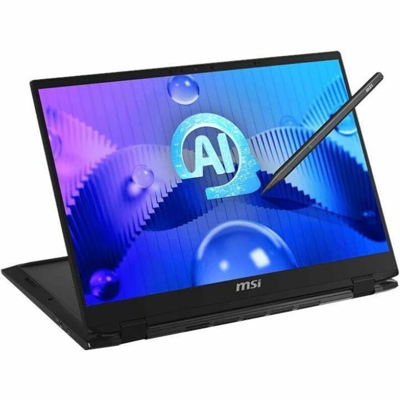 MSI Summit E16 AI Studio 2024 Convertible Notebook, Intel Core Ultra 7 155H, 32GB RAM, 1TB SSD, RTX 4050 6GB, 16" QHD+ 165Hz Touch, Windows 11 Pro, Black - SUM16STU14036 (3 Year Warranty)