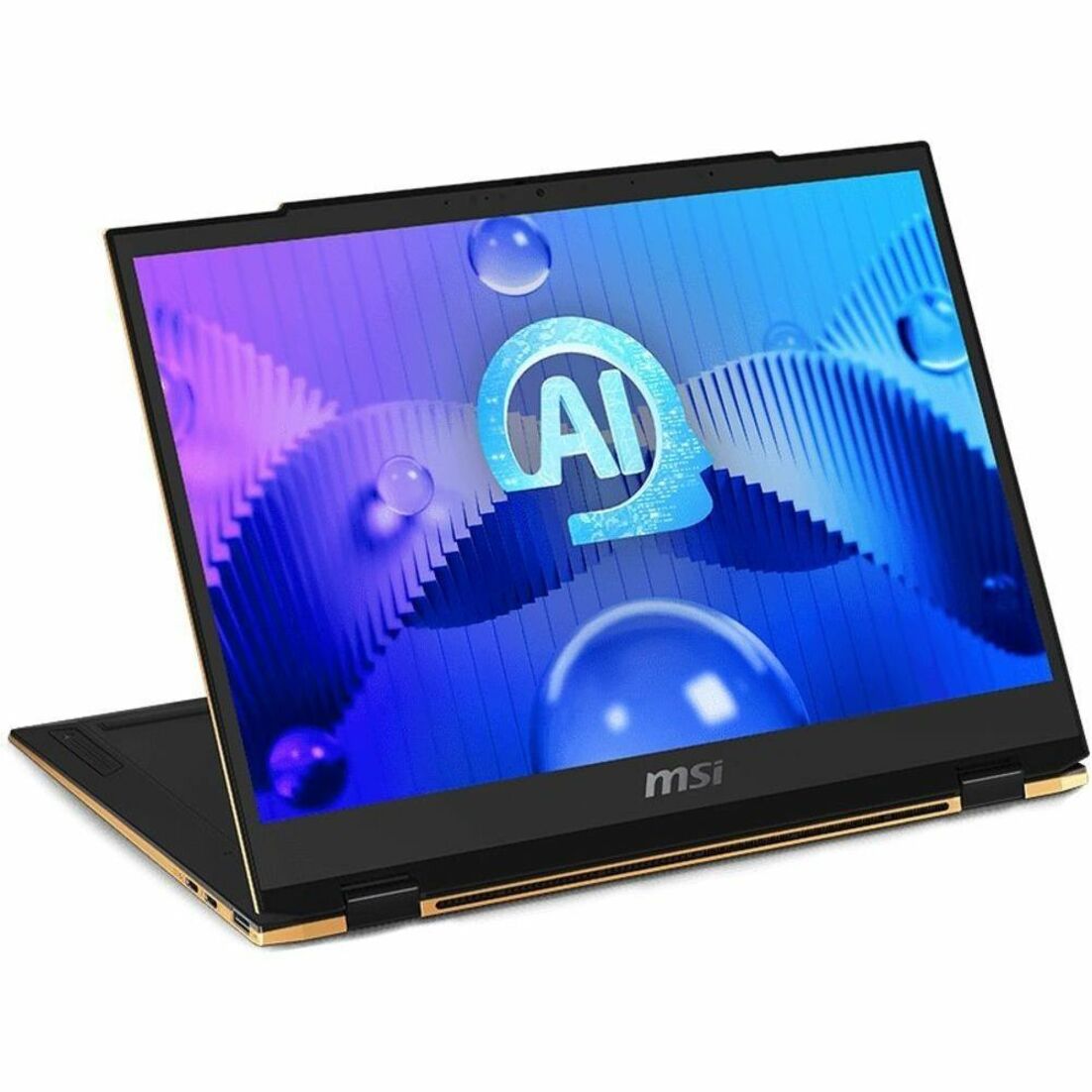 MSI 2024 Summit E13 AI Evo Convertible 2-in-1 Notebook, Intel Core Ultra 7 155H, 32GB RAM, 1TB SSD, 13.3" FHD+ IPS Touch, Windows 11 Pro, 18Hr Battery, Black - SUME1314038 (3 Year Warranty)