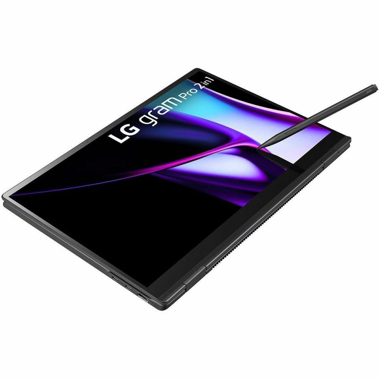 LG gram Pro 2024 16" Convertible 2-in-1 Notebook, Intel Core Ultra 5, 16GB DDR RAM, 1TB SSD, Windows 11 Pro, IPS Touchscreen, Face Recognition, MIL-STD810G - 16T90SP-G.APB4U1 (1 Year Warranty)