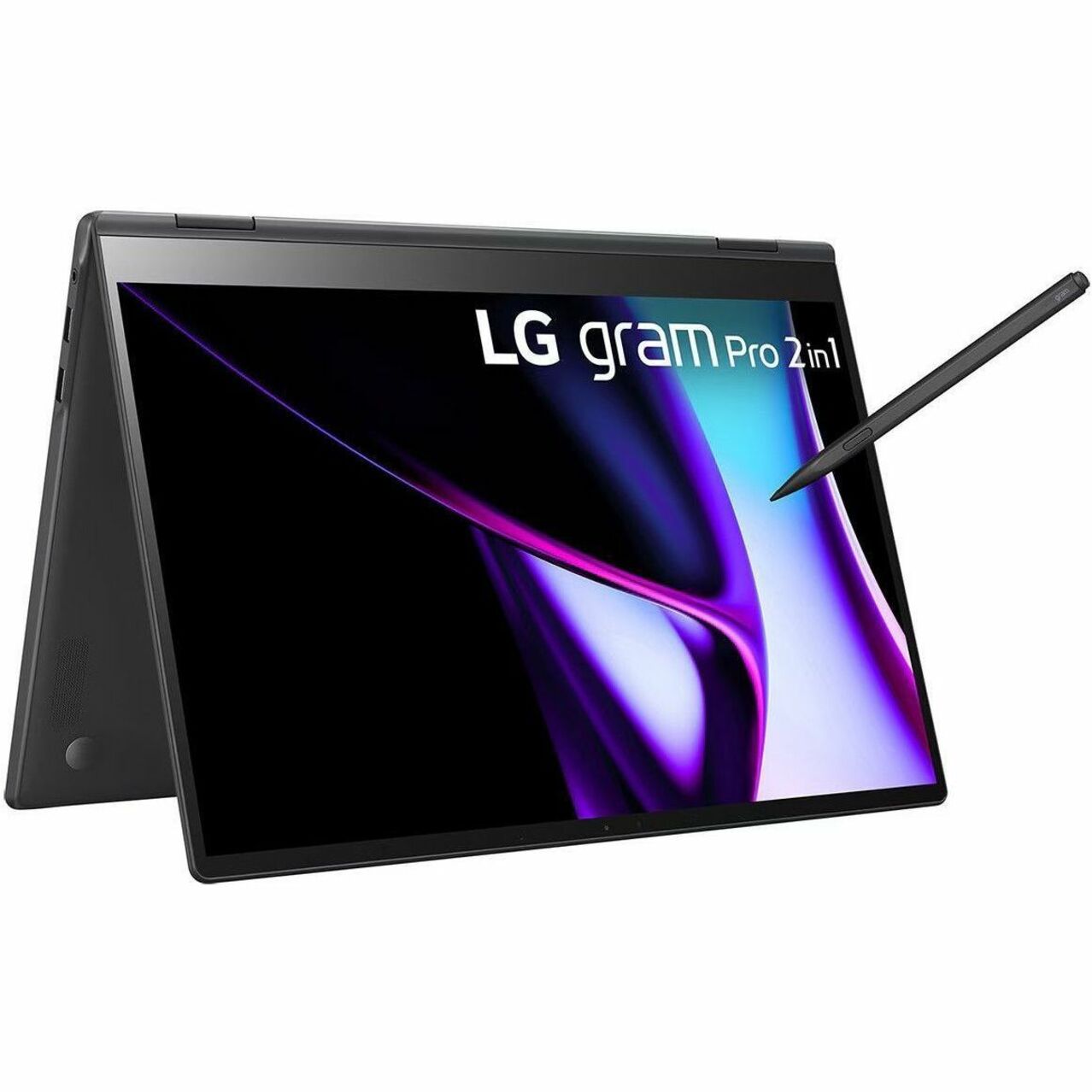 LG gram Pro 2024 16" Convertible 2-in-1 Notebook, Intel Core Ultra 5, 16GB DDR RAM, 1TB SSD, Windows 11 Pro, IPS Touchscreen, Face Recognition, MIL-STD810G - 16T90SP-G.APB4U1 (1 Year Warranty)