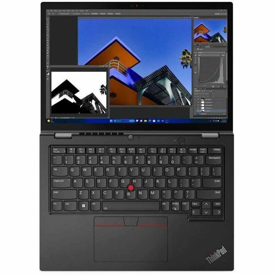 Lenovo ThinkPad L13 Gen 5 Convertible 2-in-1 Notebook, Intel Core Ultra 7 155U, 16GB RAM, 512GB SSD, 13.3" WUXGA Touch IPS, Windows 11 Pro, Black - 21LM0012US (1 Year Warranty)