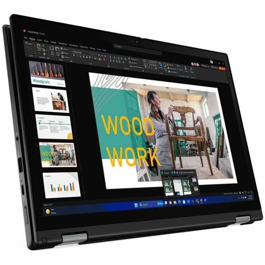 Lenovo ThinkPad L13 Gen 5 Convertible 2-in-1 Notebook, Intel Core Ultra 7 155U, 16GB RAM, 512GB SSD, 13.3" WUXGA Touch IPS, Windows 11 Pro, Black - 21LM0012US (1 Year Warranty)
