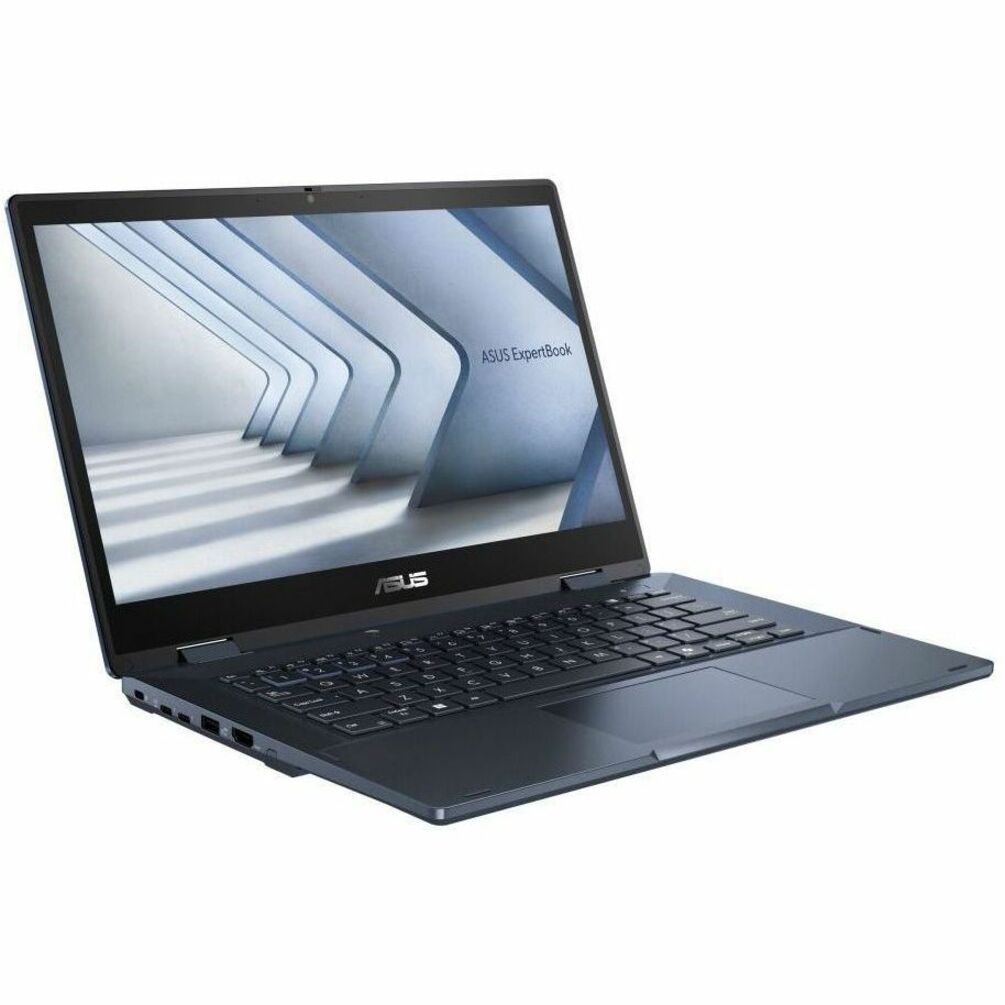 ASUS ExpertBook B3 Flip Convertible 2-in-1 Notebook, Intel Core 7 150U, 14" FHD Touchscreen, 16GB DDR4, 512GB SSD, Windows 11 Pro, AI-Powered, Dual Cameras, Star Black - B3402FVA-XS74T (3 Year Warranty)