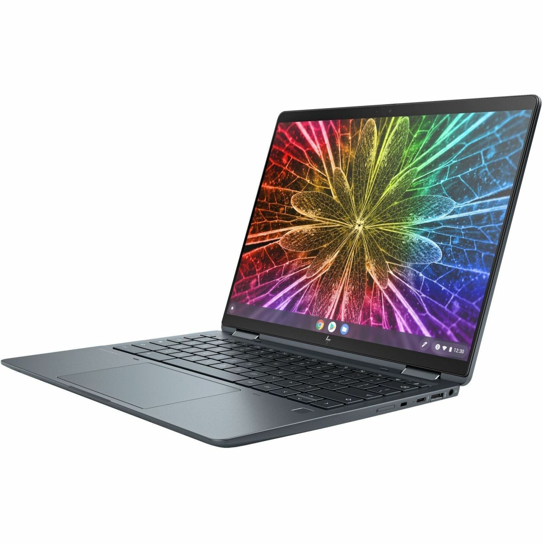 HP 2024 Elite Dragonfly Convertible 2-in-1 Notebook, 13.5" 2K IPS Touchscreen, Intel Core i5-1245U vPro, 8GB RAM, 256GB SSD, ChromeOS, Iris Xe Graphics, Slate Blue - A4ED1UT#ABA (1 Year Warranty)
