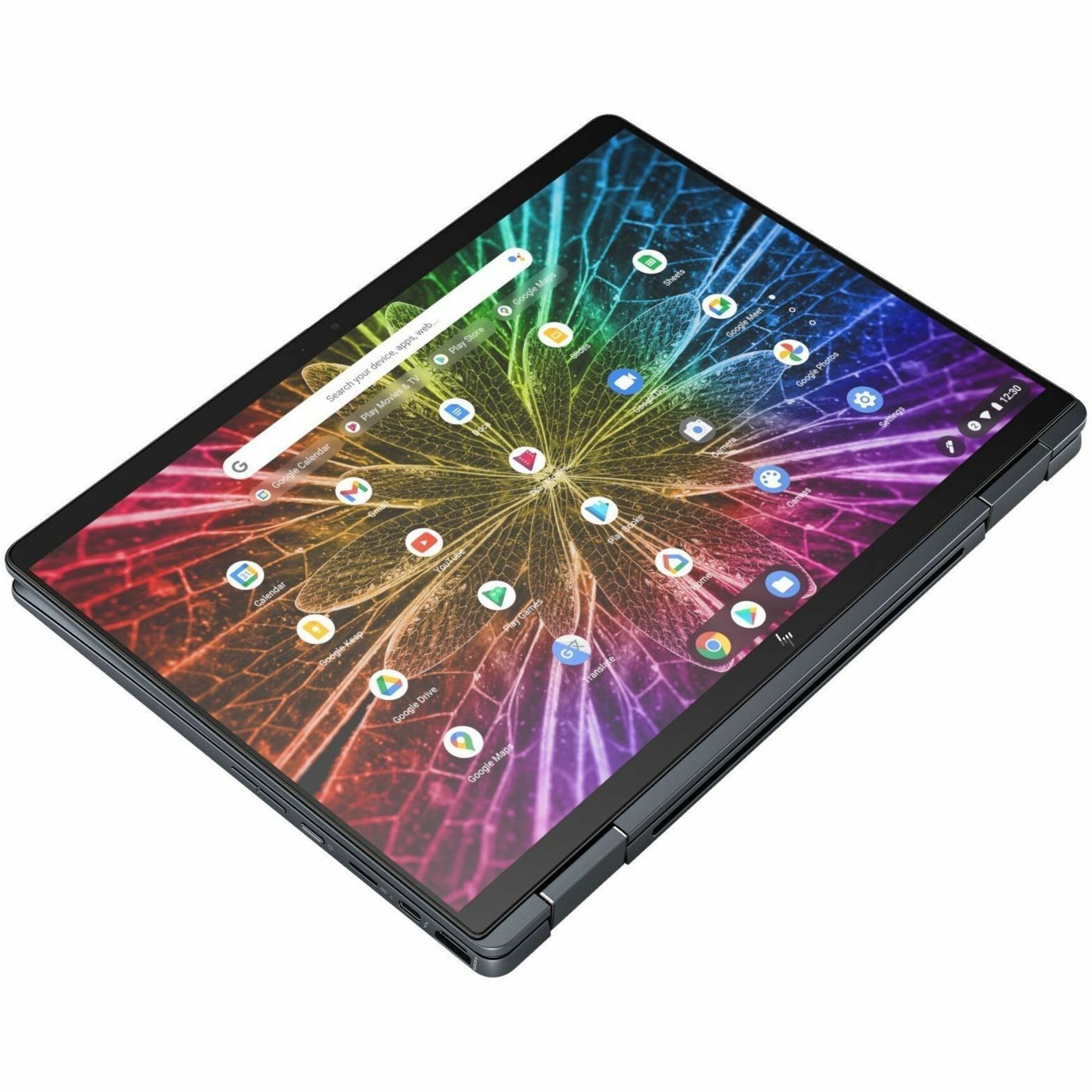 HP 2024 Elite Dragonfly Convertible 2-in-1 Notebook, 13.5" 2K IPS Touchscreen, Intel Core i5-1245U vPro, 8GB RAM, 256GB SSD, ChromeOS, Iris Xe Graphics, Slate Blue - A4ED1UT#ABA (1 Year Warranty)