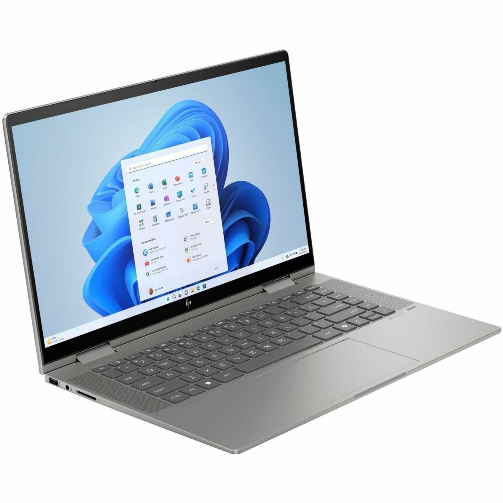 HP 2024 ENVY x360 15.6" Convertible 2-in-1 Notebook, Intel Core Ultra 5, 8GB RAM, 512GB SSD, FHD Touchscreen, AI-Powered, 400-Nit IPS Display, 18.5Hr Battery, Windows 11 - 9R1M5UA#ABA (1 Year Warranty)