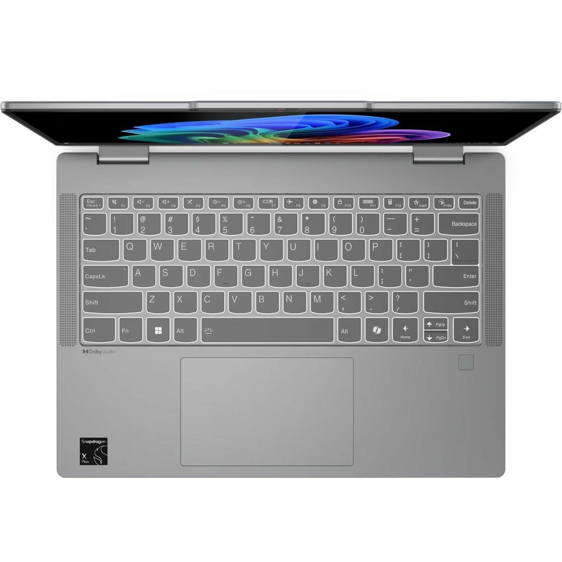 Lenovo 2024 IdeaPad 5 14Q8X9 Convertible 2-in-1 Notebook, AI-Powered Snapdragon X Plus, 14" OLED WUXGA Touch Display, 16GB LPDDR5X, 1TB SSD, Windows 11, Luna Gray - 83GH0000US (1 Year Warranty)