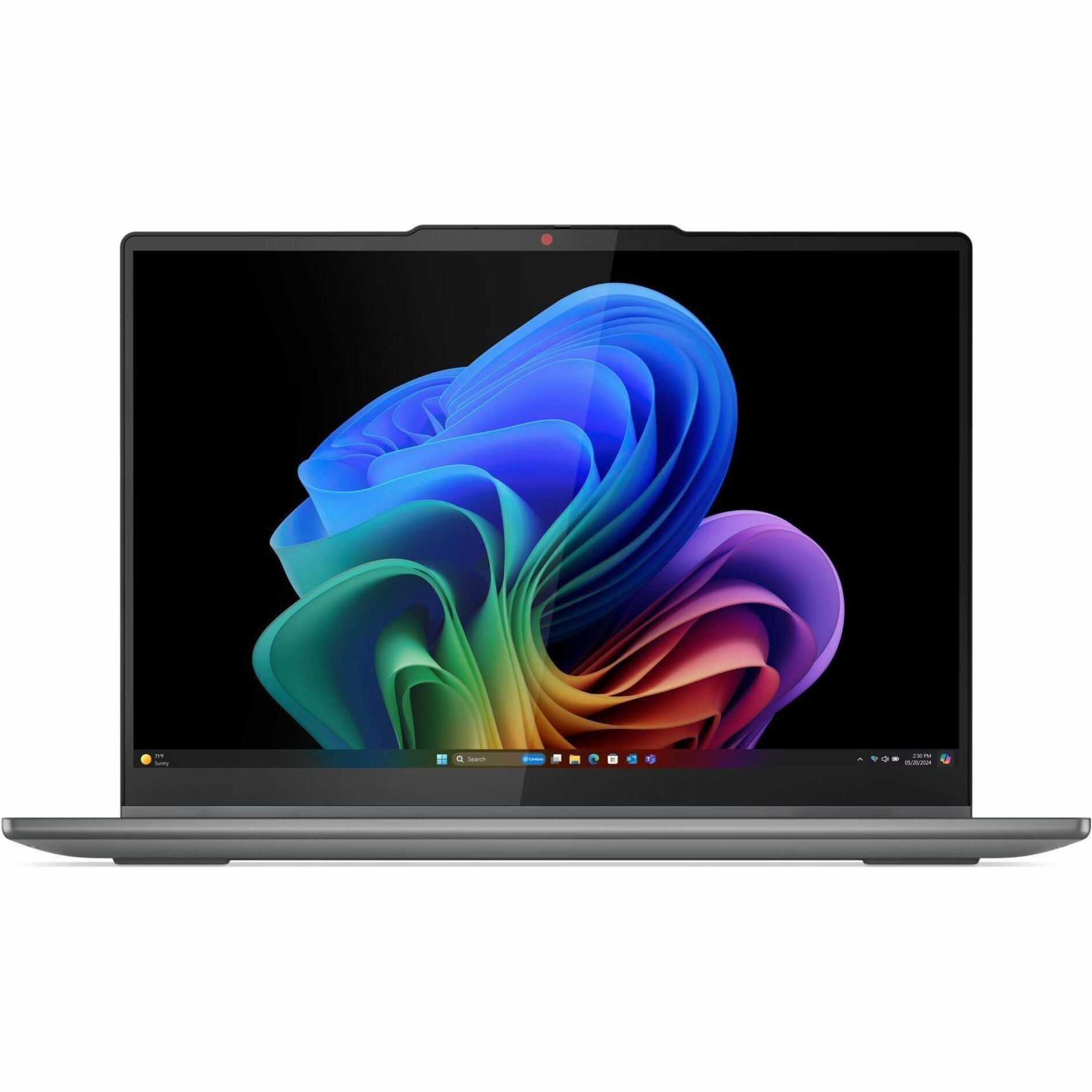 Lenovo 2024 IdeaPad 5 14Q8X9 Convertible 2-in-1 Notebook, AI-Powered Snapdragon X Plus, 14" OLED WUXGA Touch Display, 16GB LPDDR5X, 1TB SSD, Windows 11, Luna Gray - 83GH0000US (1 Year Warranty)