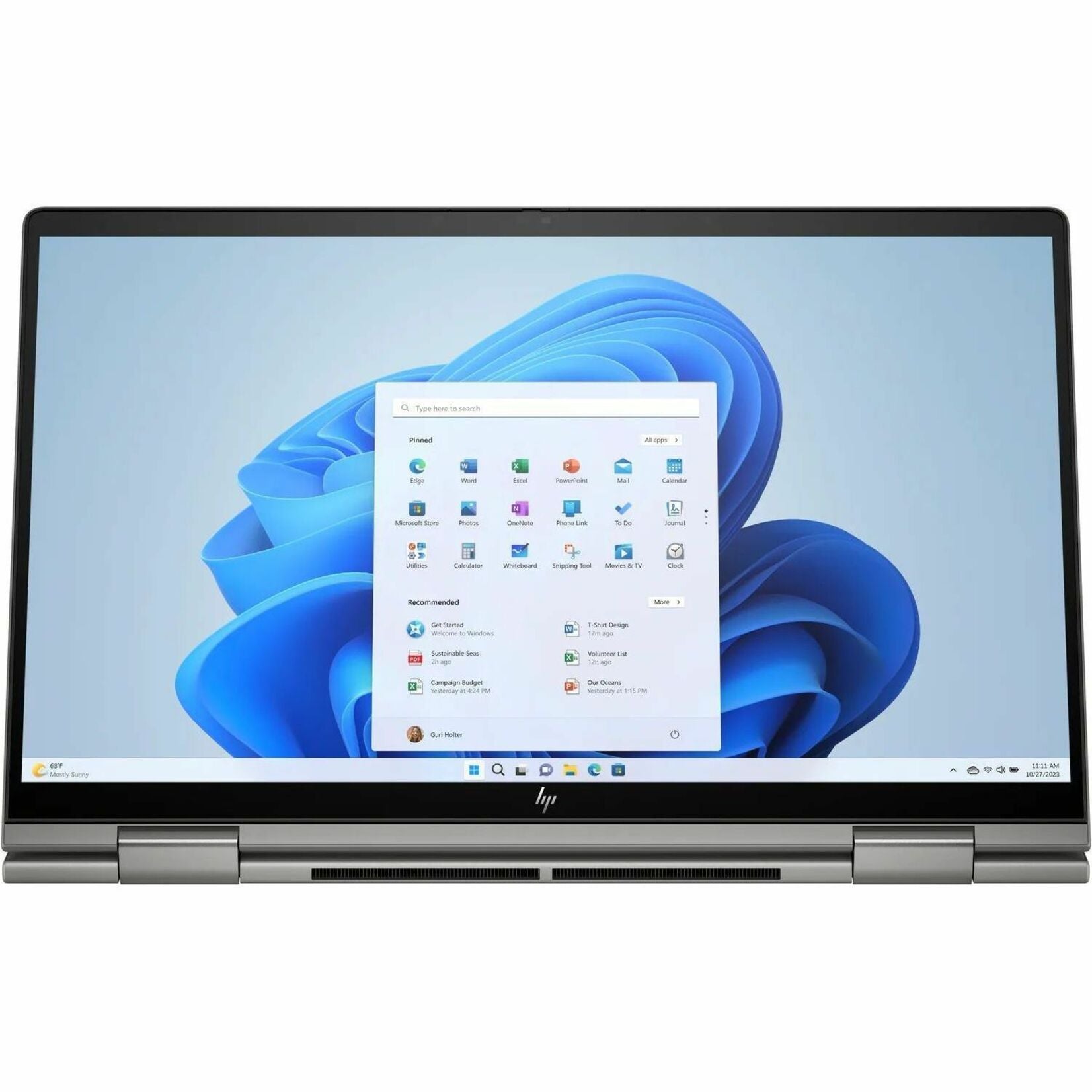 HP ENVY x360 2024 Convertible 2-in-1 Notebook, 15.6" FHD IPS Touchscreen, Intel Core Ultra 7, 16GB RAM, 1TB SSD, Windows 11, 18.5Hr Battery, Privacy Features, Gray - 9U6Z8UAR#ABA (Refurbished)