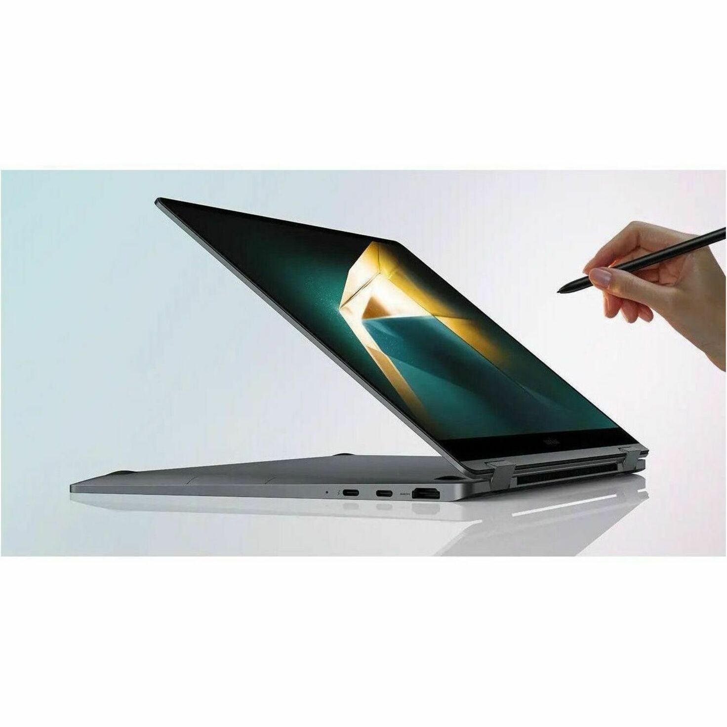 Samsung 2024 Galaxy Book4 360 Convertible Notebook, 15.6" AMOLED, Intel Core i5-120U, 16GB RAM, 256GB SSD, Thunderbolt 4, Moonstone Gray - NP754QGK-KG3US (1 Year Warranty)