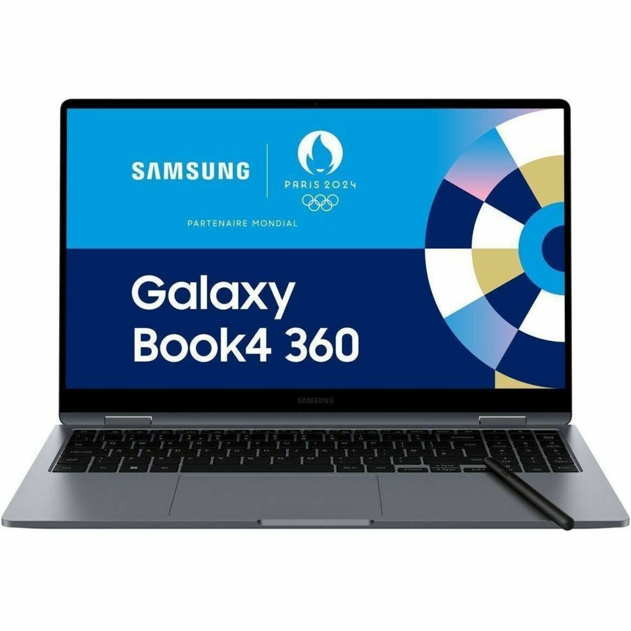 Samsung 2024 Galaxy Book4 360 Convertible Notebook, 15.6" AMOLED, Intel Core i5-120U, 16GB RAM, 256GB SSD, Thunderbolt 4, Moonstone Gray - NP754QGK-KG3US (1 Year Warranty)
