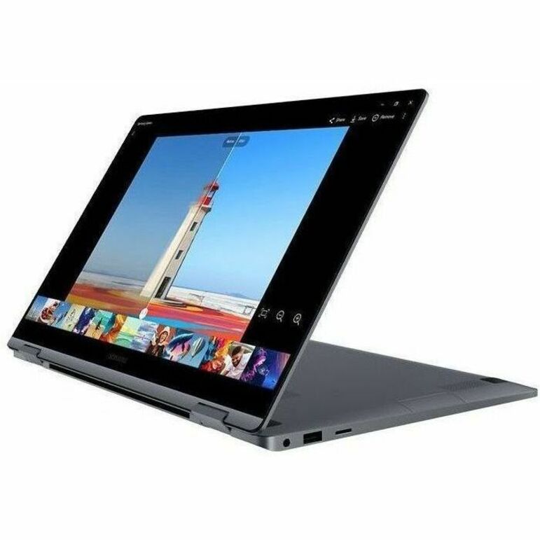 Samsung 2024 Galaxy Book4 360 Convertible Notebook, 15.6" AMOLED, Intel Core i5-120U, 16GB RAM, 256GB SSD, Thunderbolt 4, Moonstone Gray - NP754QGK-KG3US (1 Year Warranty)