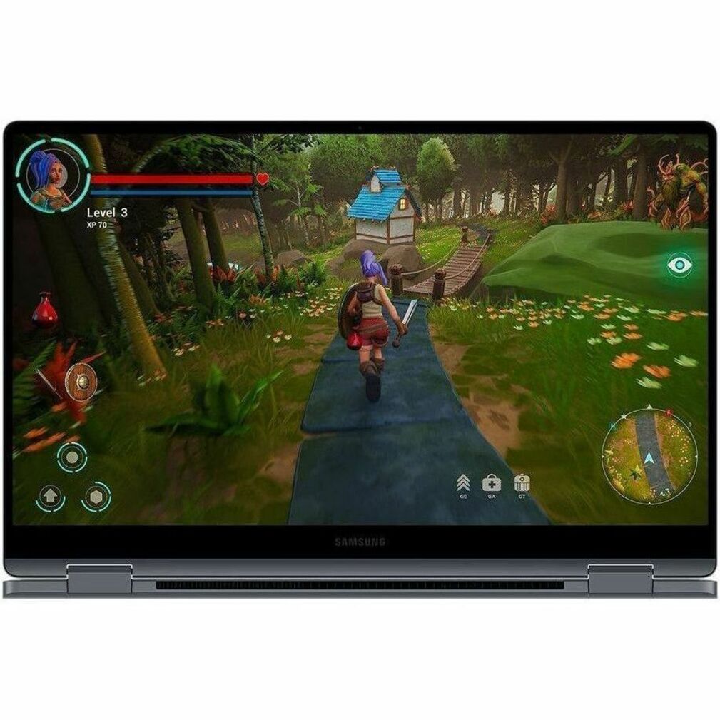 Samsung 2024 Galaxy Book4 360 Convertible Notebook, 15.6" AMOLED, Intel Core i5-120U, 16GB RAM, 256GB SSD, Thunderbolt 4, Moonstone Gray - NP754QGK-KG3US (1 Year Warranty)