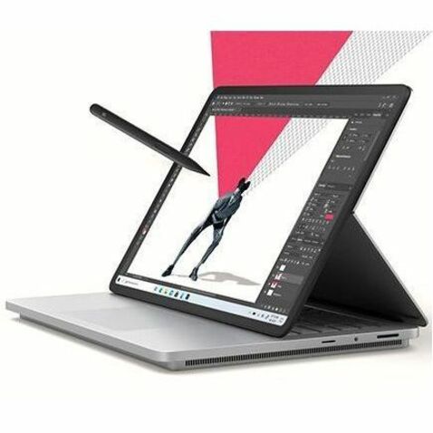Microsoft - Surface Laptop Studio 2 - 14.4" Touch-Screen - Intel Core i7 with 64GB Memory -GeForce RTX 4060-1TB SSD (Latest Model) - Platinum (Z2D-00001)