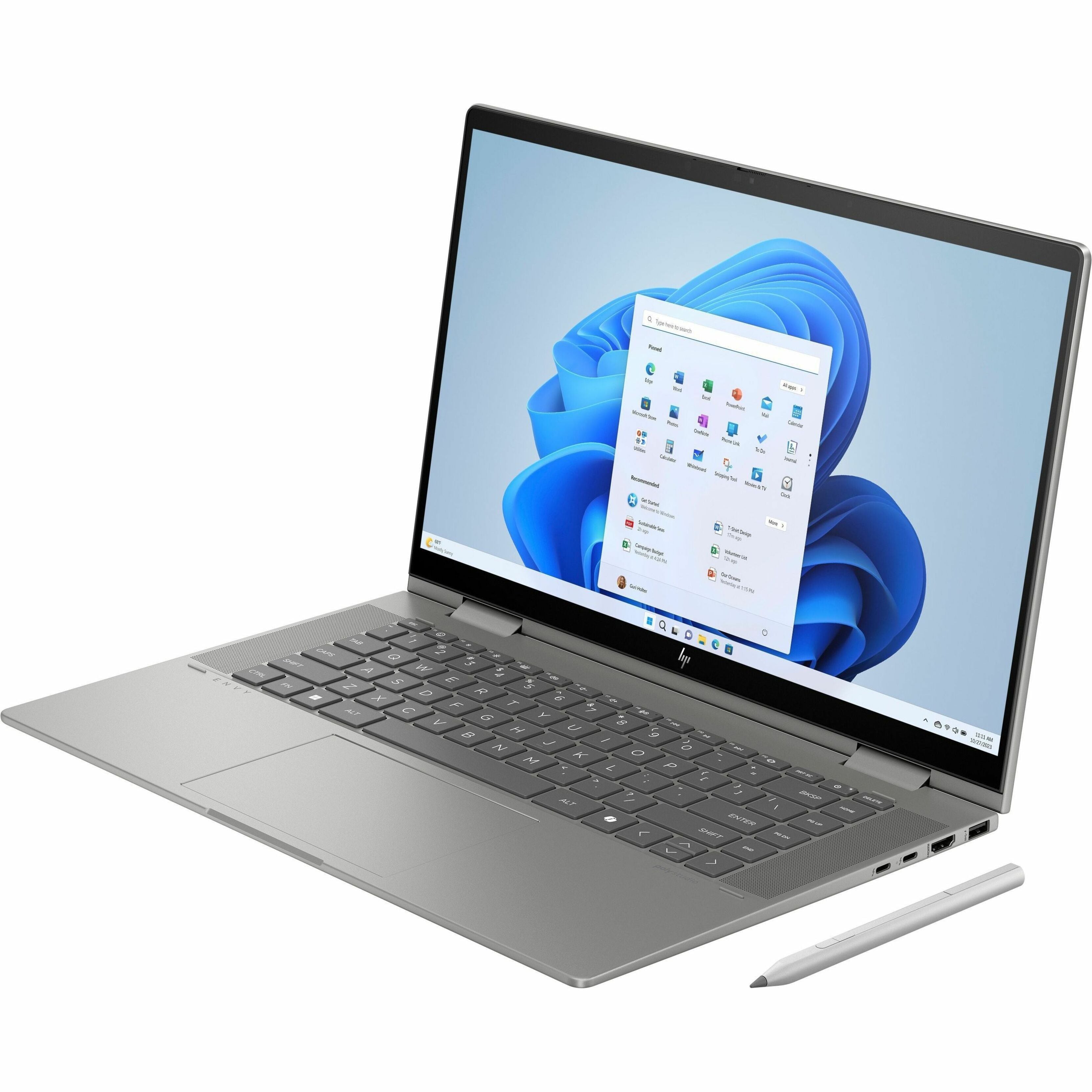 HP ENVY x360 2025 Convertible 2-in-1 Notebook, AI-Powered Intel Core Ultra 7 155U, 32GB LPDDR5, 1TB SSD, 15.6" FHD IPS Touch, Intel Arc Graphics, Windows 11 Home - 9U602UAR#ABA