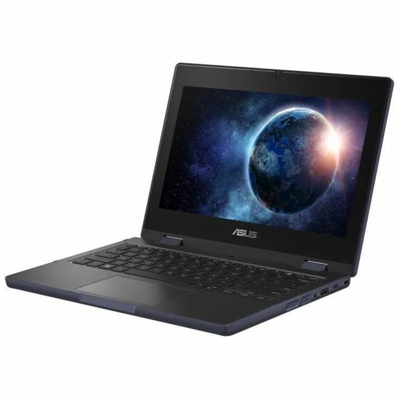 ASUS 2024 BR1104F Convertible 2-in-1 Notebook, 11.6" HD Touchscreen, Intel N250 Quad-Core, 8GB LPDDR5, 128GB SSD, Military-Grade Rugged, Windows 11 Pro - BR1104FTA-YS24T (1 Year Warranty)
