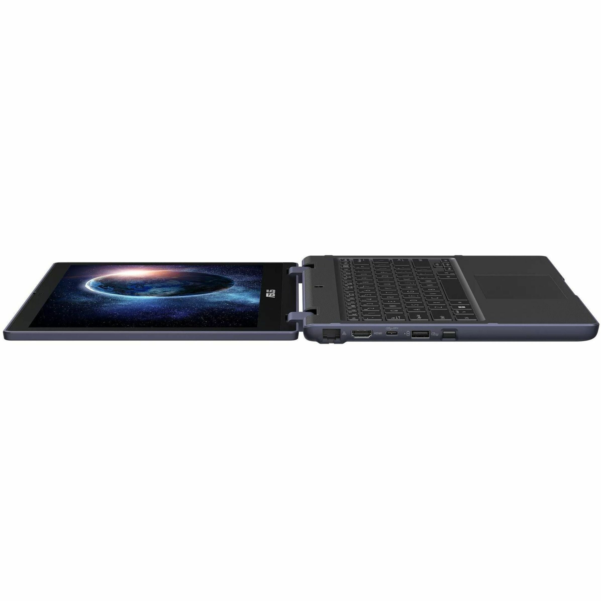 ASUS 2024 BR1204F Convertible 2-in-1 Notebook, 12.2" WUXGA Touchscreen, Intel N150 Quad-Core, 4GB LPDDR5, 128GB Storage, TPM, Windows 11 Pro, Military-Grade Rugged - BR1204FTA-YS14T (1 Year Warranty)