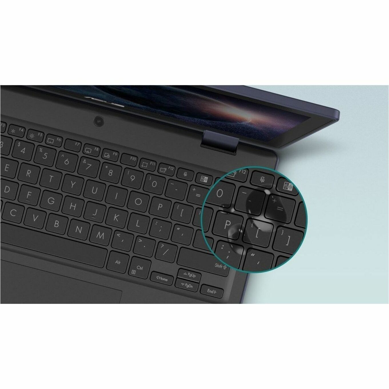 ASUS 2024 BR1204F Convertible 2-in-1 Notebook, 12.2" WUXGA Touchscreen, Intel N150 Quad-Core, 4GB LPDDR5, 128GB Storage, TPM, Windows 11 Pro, Military-Grade Rugged - BR1204FTA-YS14T (1 Year Warranty)