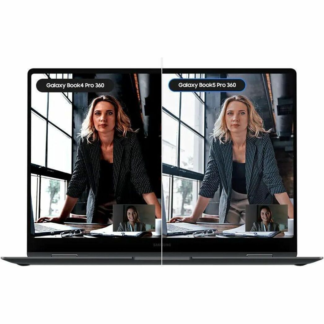 Samsung Galaxy Book5 Pro 360 2024 Convertible 2-in-1 Notebook, 16" 3K AMOLED 120Hz Touch, Intel Core Ultra 7, 16GB RAM, 512GB SSD, Intel Arc Graphics, Gray - NP964QHA-KG1US (1 Year Warranty)