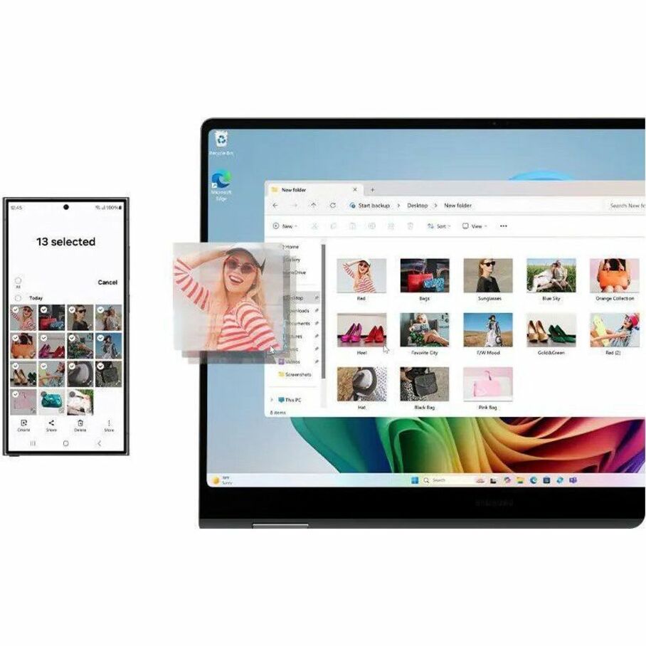 Samsung Galaxy Book5 Pro 360 2024 Convertible 2-in-1 Notebook, 16" 3K AMOLED 120Hz Touch, Intel Core Ultra 7, 16GB RAM, 512GB SSD, Intel Arc Graphics, Gray - NP964QHA-KG1US (1 Year Warranty)