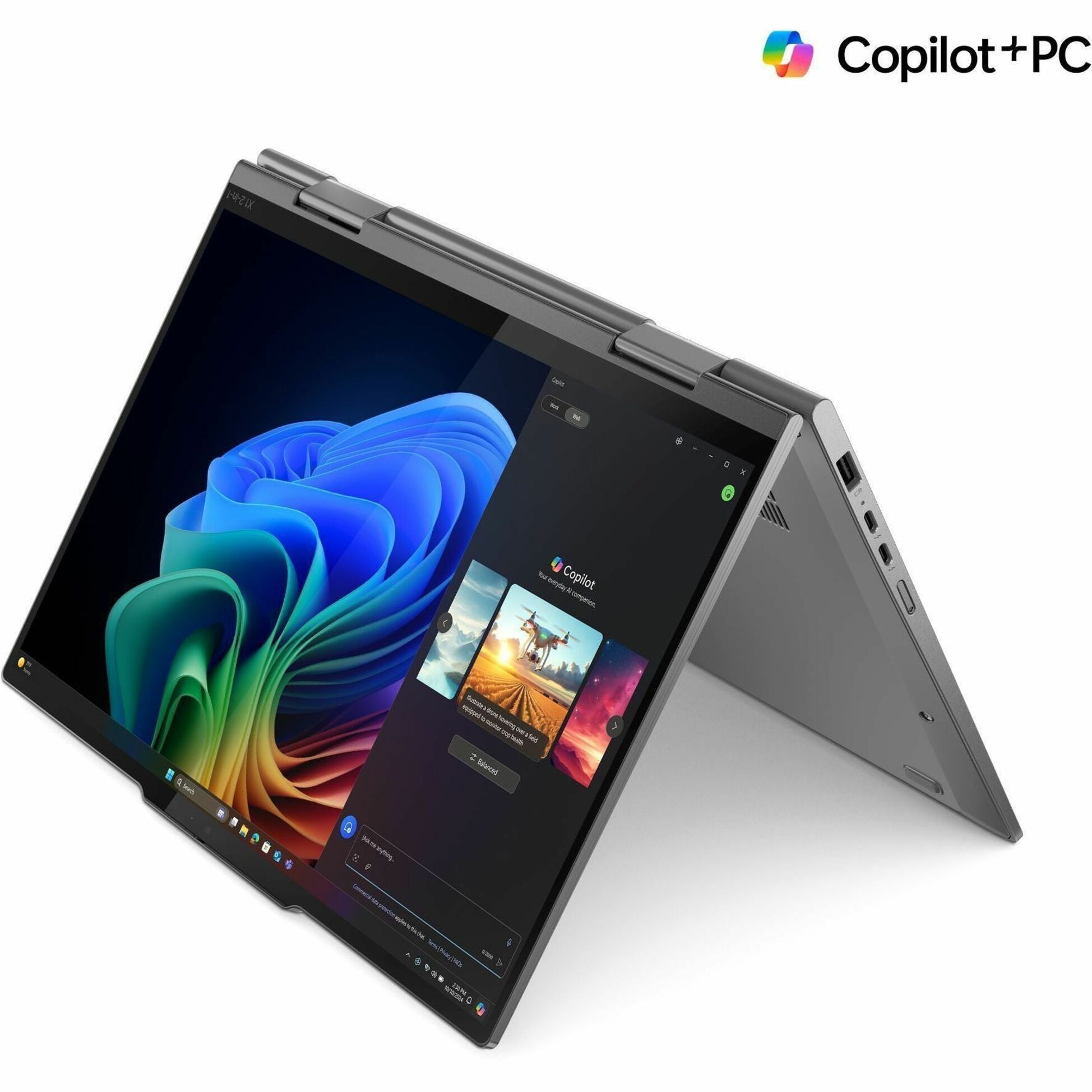 Lenovo ThinkPad X1 2025 Convertible 2-in-1 Notebook, Core Ultra 7 268V vPro, 32GB LPDDR5X, 512GB SSD, 14" IPS Touch, Intel Arc Graphics, Windows 11 Pro - 21NU0036US (1 Year Warranty)