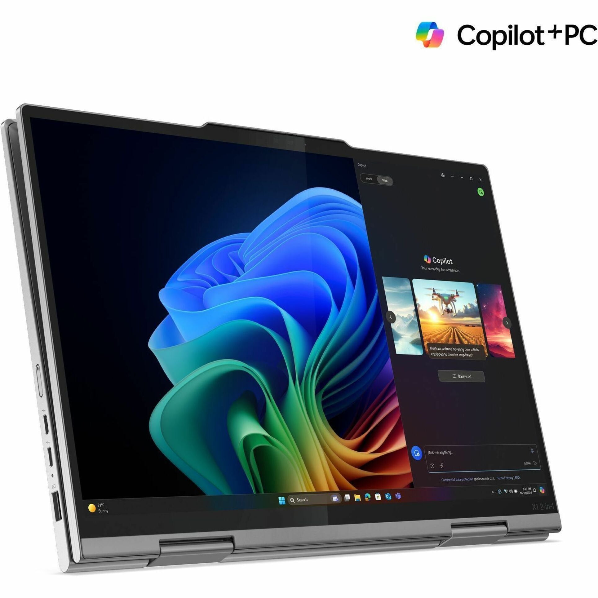 Lenovo ThinkPad X1 2025 Convertible 2-in-1 Notebook, Core Ultra 7 268V vPro, 32GB LPDDR5X, 512GB SSD, 14" IPS Touch, Intel Arc Graphics, Windows 11 Pro - 21NU0036US (1 Year Warranty)