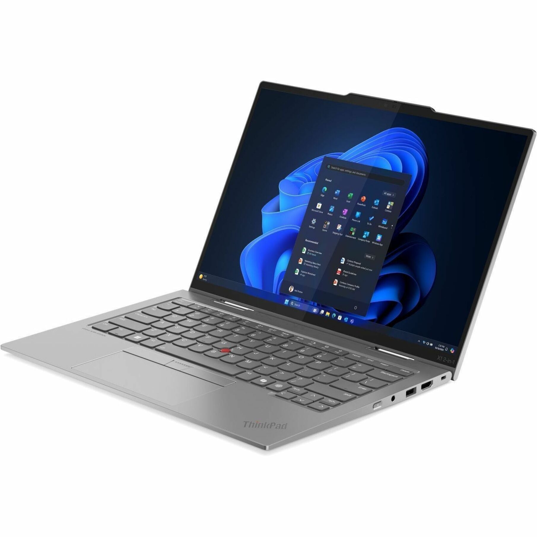 Lenovo ThinkPad X1 2025 Convertible 2-in-1 Notebook, Core Ultra 7 268V vPro, 32GB LPDDR5X, 512GB SSD, 14" IPS Touch, Intel Arc Graphics, Windows 11 Pro - 21NU0036US (1 Year Warranty)