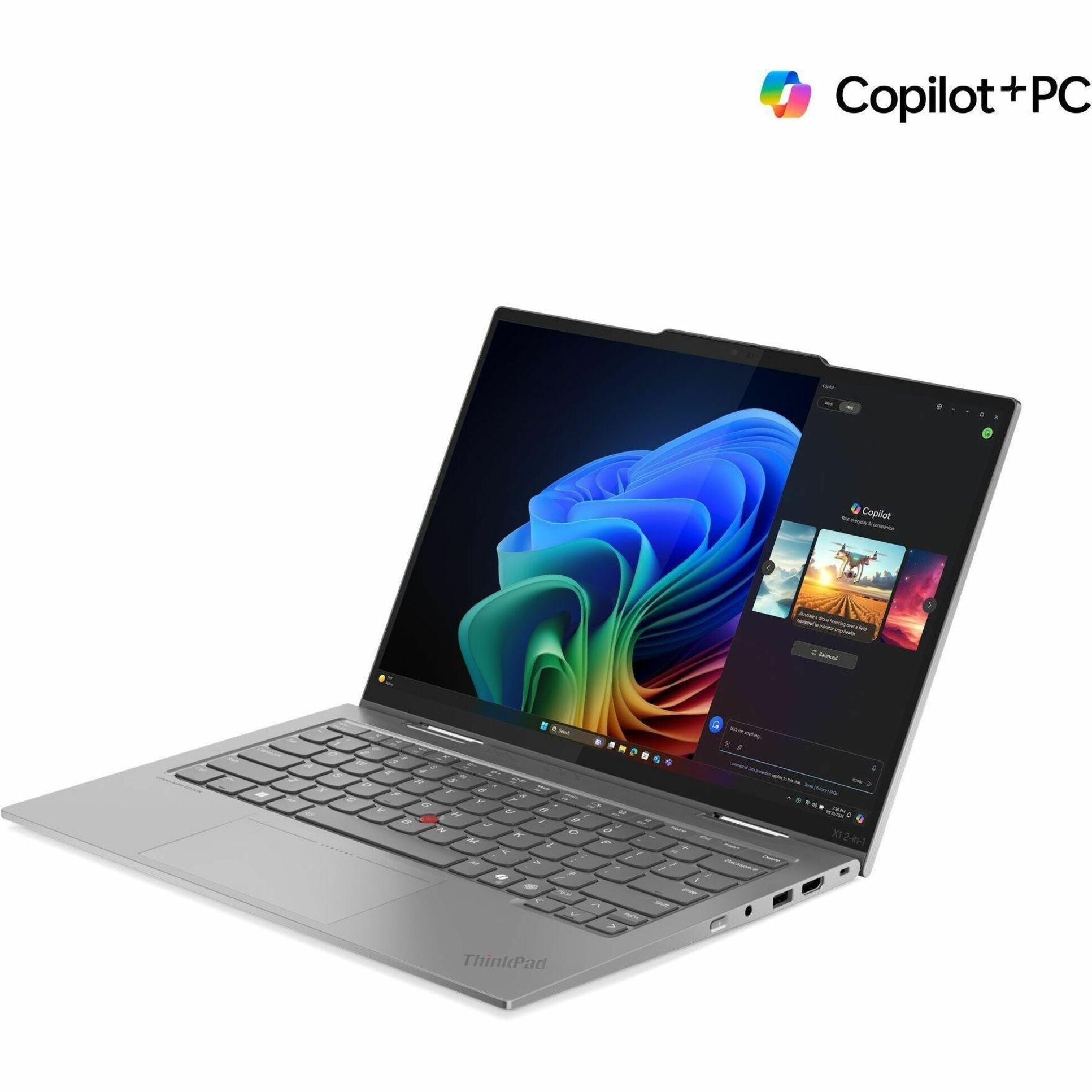 Lenovo ThinkPad X1 2025 Convertible 2-in-1 Notebook, Core Ultra 7 268V vPro, 32GB LPDDR5X, 512GB SSD, 14" IPS Touch, Intel Arc Graphics, Windows 11 Pro - 21NU0036US (1 Year Warranty)