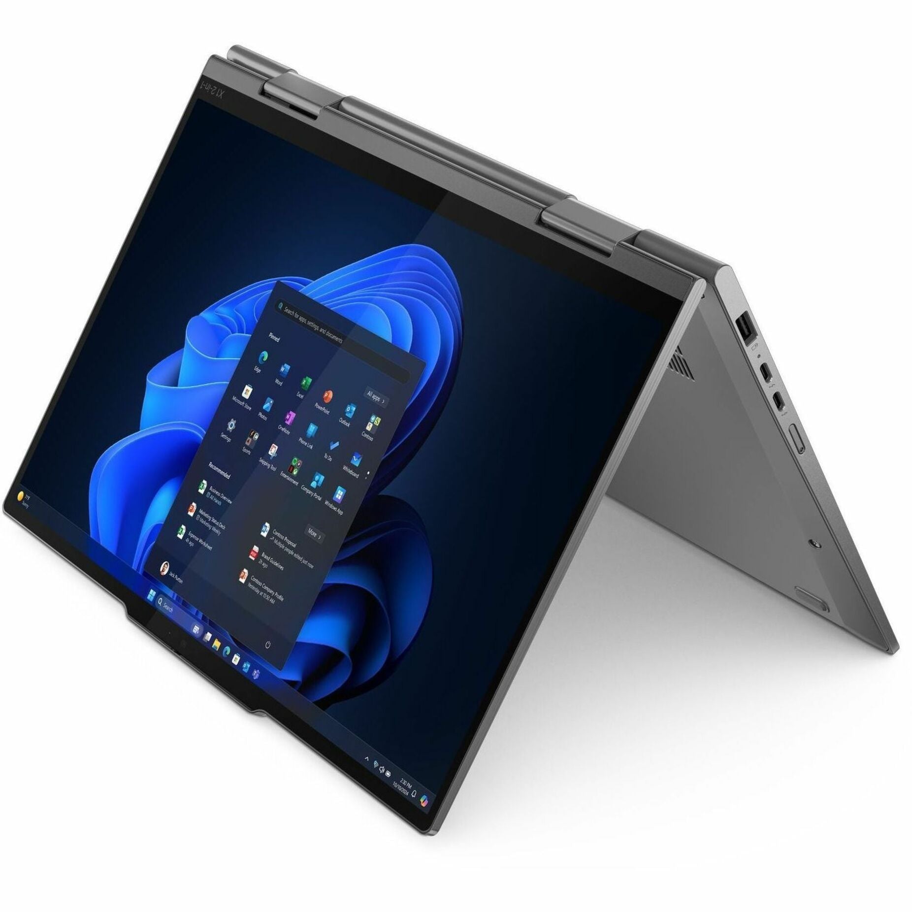 Lenovo ThinkPad X1 Gen 10 2025 Convertible 2-in-1 Notebook, Core Ultra 7 258V, 32GB LPDDR5X, 512GB SSD, 14" IPS Touch, Intel Arc Graphics, Windows 11 Pro, Gray - 21NU0035US (1 Year Warranty)