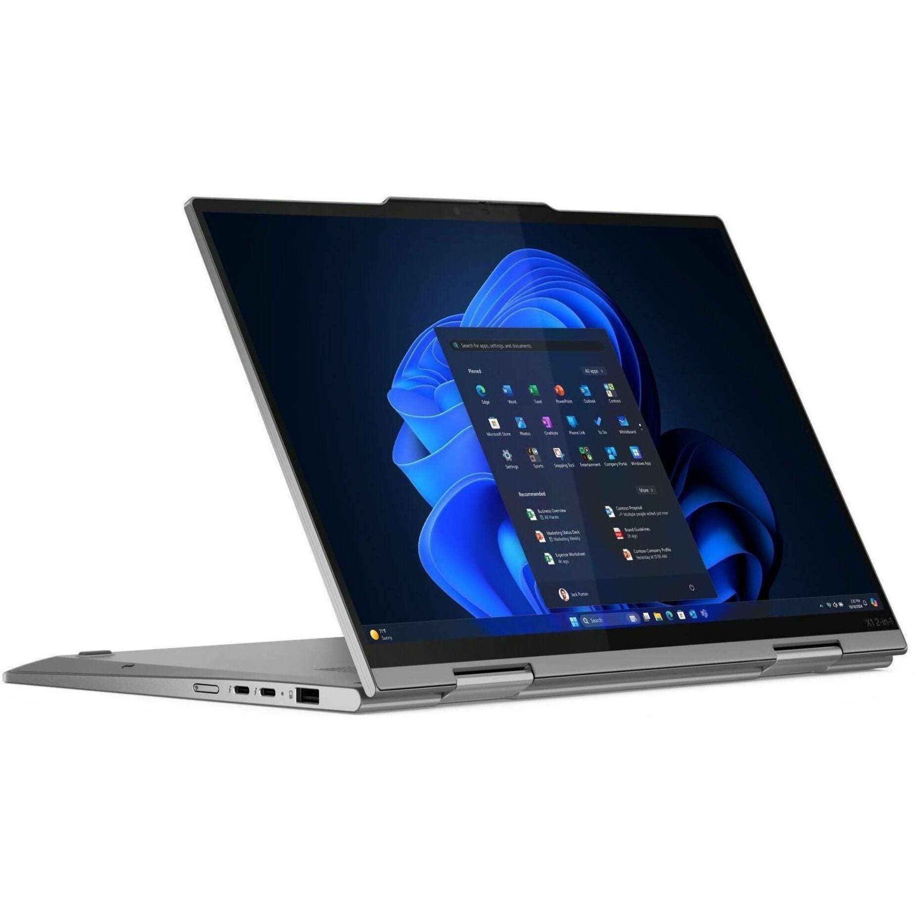 Lenovo ThinkPad X1 Gen 10 2025 Convertible 2-in-1 Notebook, Core Ultra 7 258V, 32GB LPDDR5X, 512GB SSD, 14" IPS Touch, Intel Arc Graphics, Windows 11 Pro, Gray - 21NU0035US (1 Year Warranty)