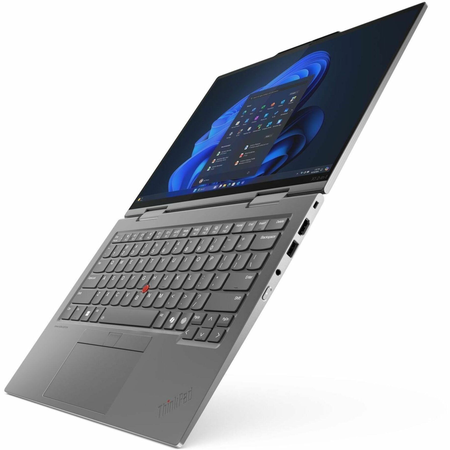 Lenovo ThinkPad X1 Gen 10 2025 Convertible 2-in-1 Notebook, Core Ultra 7 258V, 32GB LPDDR5X, 512GB SSD, 14" IPS Touch, Intel Arc Graphics, Windows 11 Pro, Gray - 21NU0035US (1 Year Warranty)