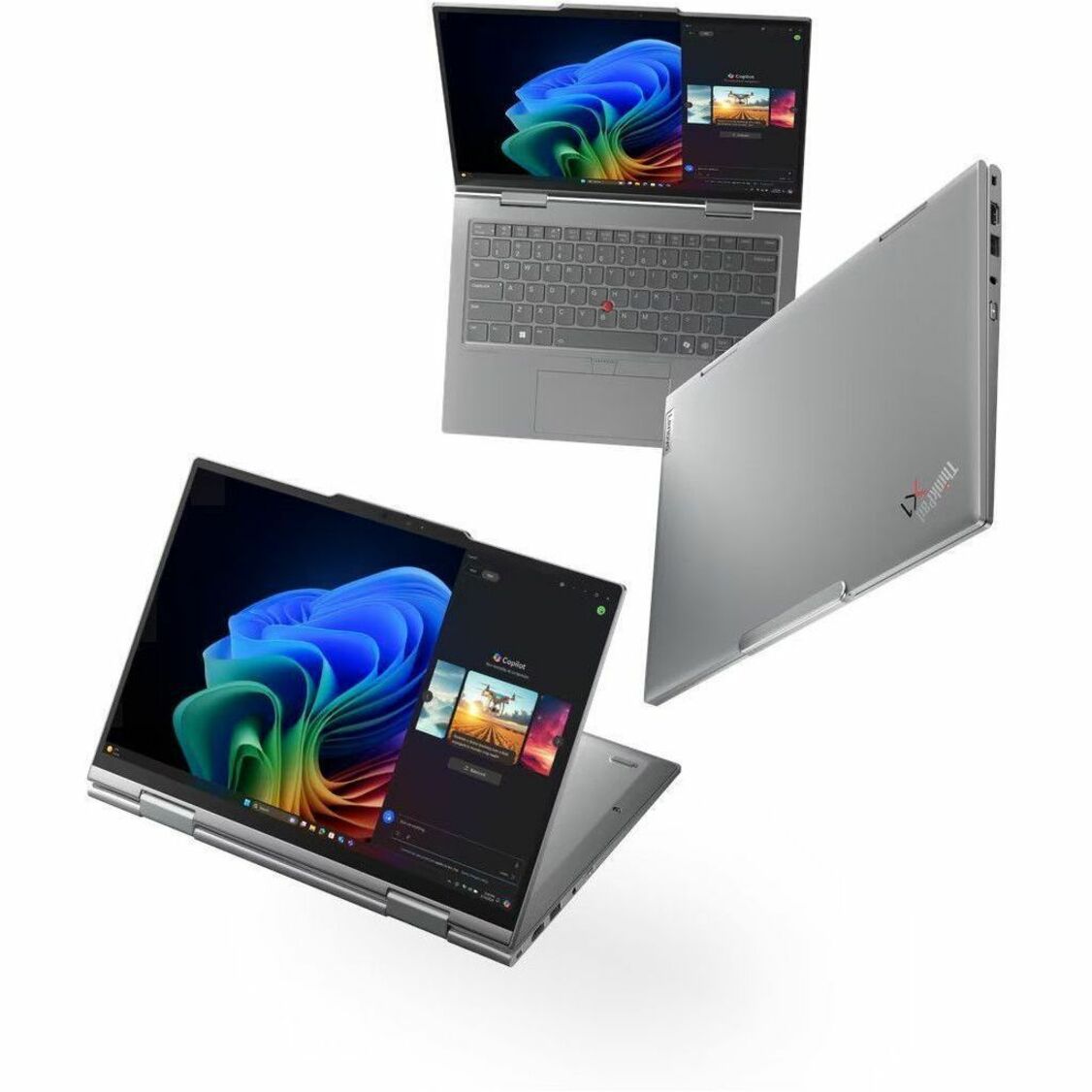 Lenovo ThinkPad X1 Gen 10 2025 Convertible 2-in-1 Notebook, Core Ultra 7 258V, 32GB LPDDR5X, 512GB SSD, 14" IPS Touch, Intel Arc Graphics, Windows 11 Pro, Gray - 21NU0035US (1 Year Warranty)