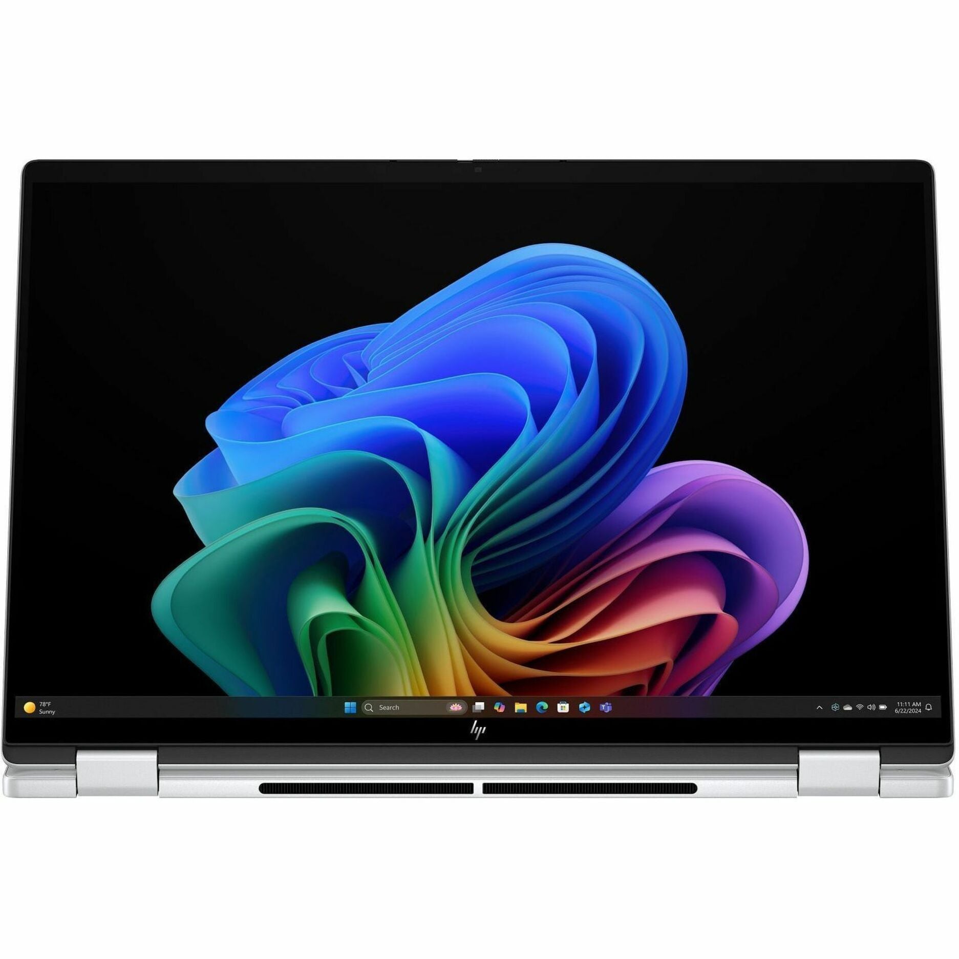 HP OmniBook 7 Flip 2024 Convertible 2-in-1 Notebook, 16" IPS Touch Display, Intel Core Ultra 7, 16GB LPDDR5X, 512GB SSD, AI-Powered, Windows 11, Glacier Silver - B6JG7UA#ABA (1 Year Warranty)
