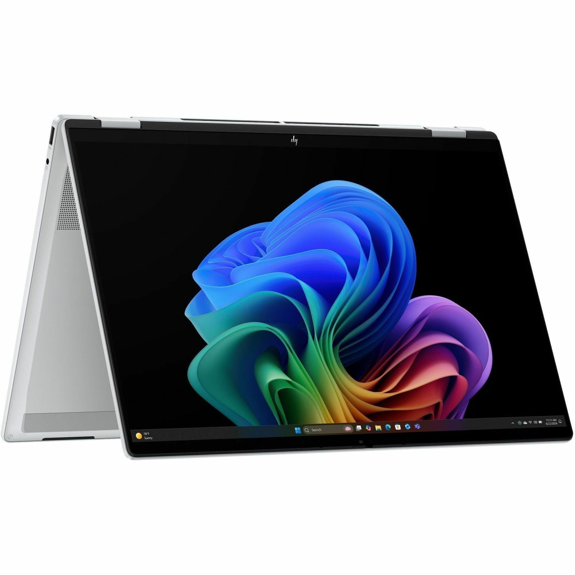 HP OmniBook 7 Flip 2024 Convertible 2-in-1 Notebook, 16" IPS Touch Display, Intel Core Ultra 7, 16GB LPDDR5X, 512GB SSD, AI-Powered, Windows 11, Glacier Silver - B6JG7UA#ABA (1 Year Warranty)