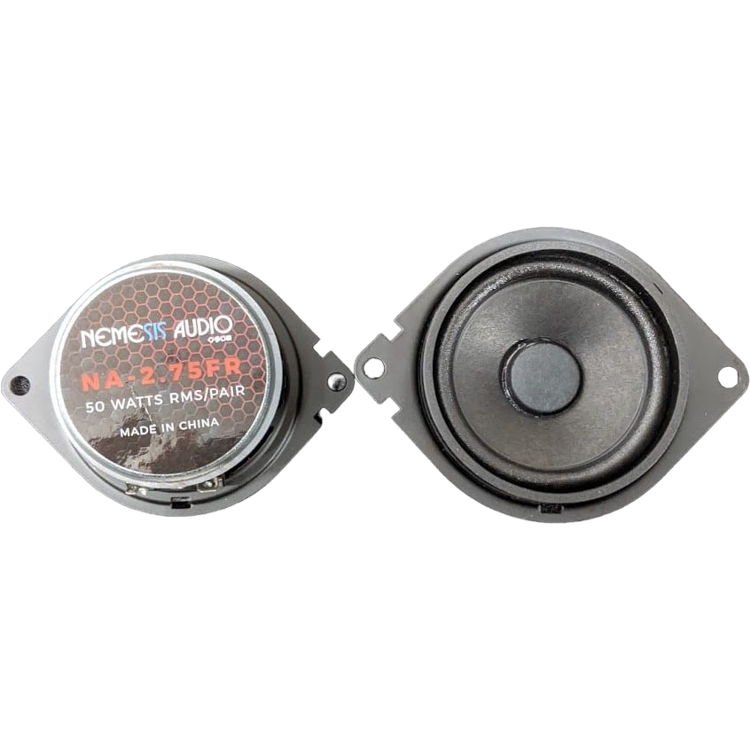 Nemesis Audio NA-2.75FR 2.75" 50W Coaxial Speakers 4-Ohm (Pair)