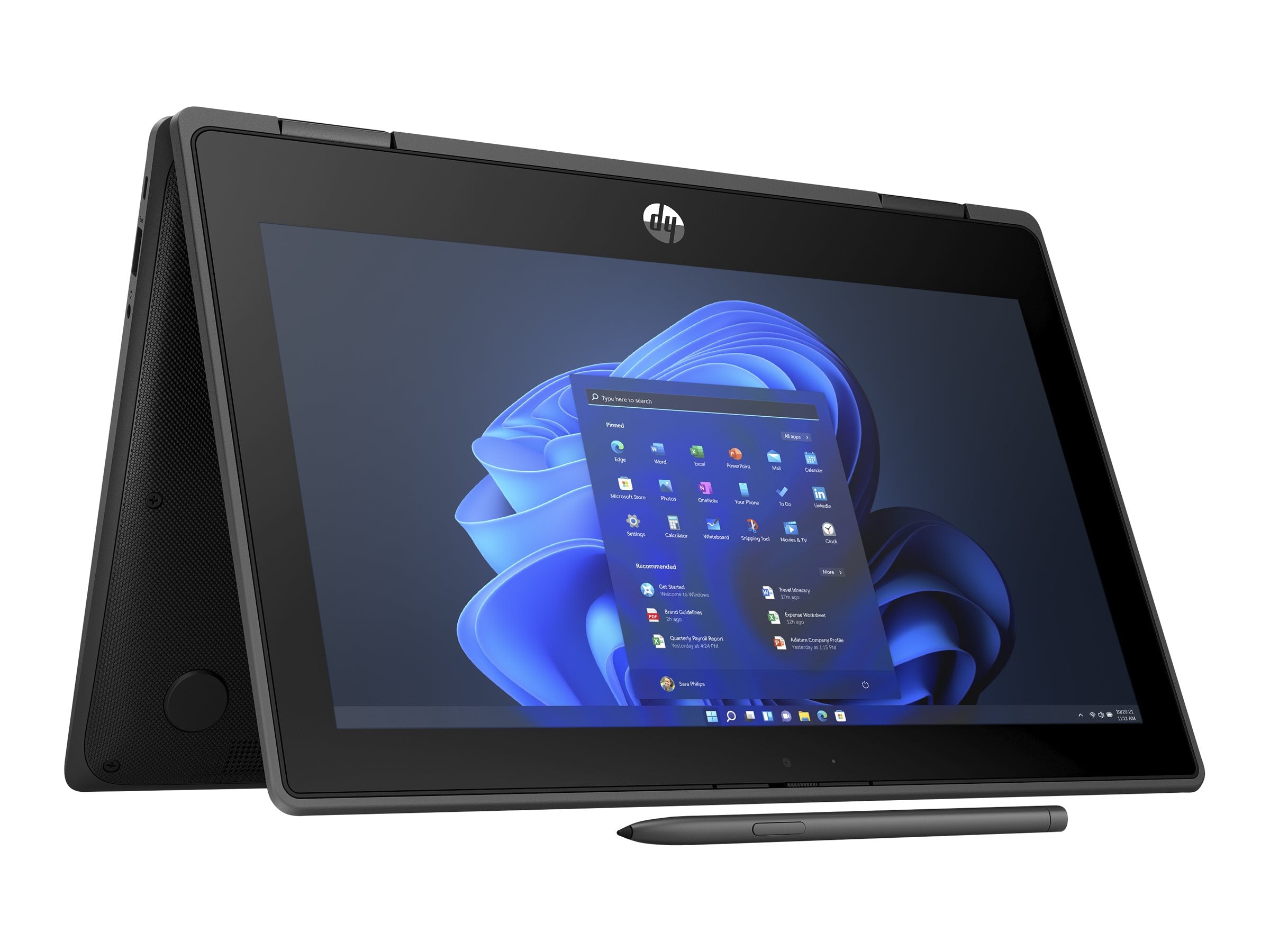 HP Pro x360 Fortis G10 11.6" Touchscreen Rugged Convertible 2 in 1 Notebook - HD - Intel Core i3 12th Gen i3-1210U - 4 GB - 128 GB SSD (9D3G8UT#ABA)