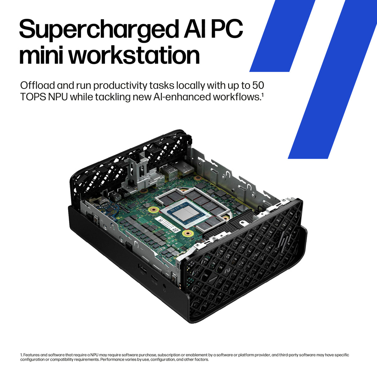 HP Z2 Mini G1a Wolf Pro Security Edition Copilot+ PC AMD Ryzen AI Max PRO PRO 380 64 GB LPDDR5x-SDRAM 1 TB SSD Windows 11 Pro Mini PC Workstation Black