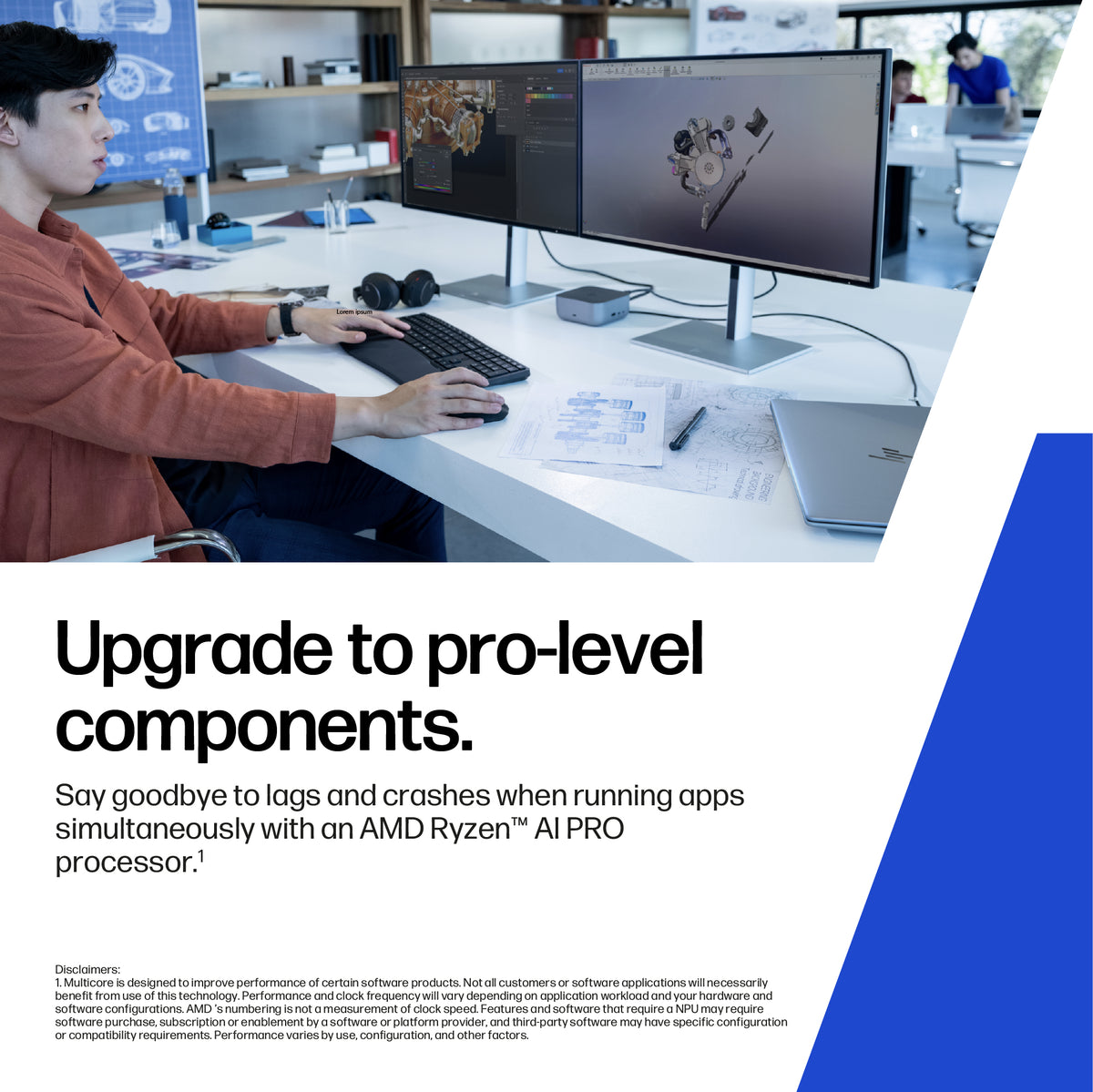 HP ZBook 8 G1ah Wolf Pro Security Edition AMD Ryzen™ 5 PRO PRO 230 Mobile workstation 14" Touchscreen WUXGA 16 GB DDR5-SDRAM 512 GB SSD Wi-Fi 7 (802.11be) Windows 11 Pro AI PC Silver