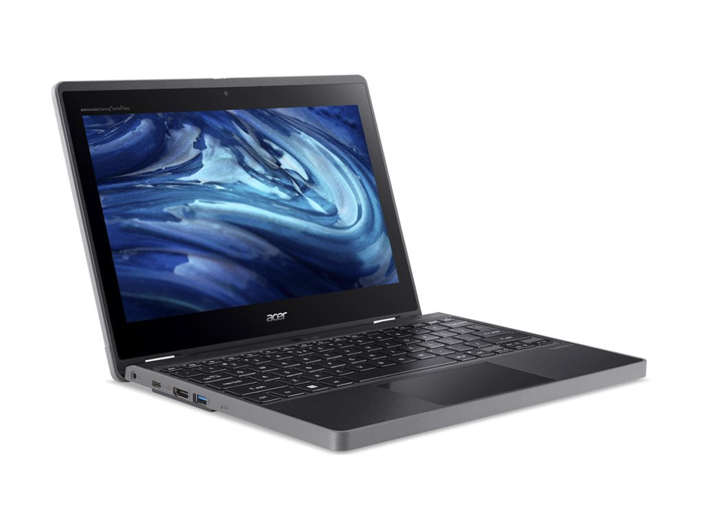 Acer TravelMate B3 Spin 11 Convertible 2-in-1 Notebook, Intel N100 Quad-Core, 4GB RAM, 128GB SSD, 11.6" HD IPS Touch, Windows 11 Pro, 10Hr Battery - NX.VZ0AA.007 (1 Year Warranty)