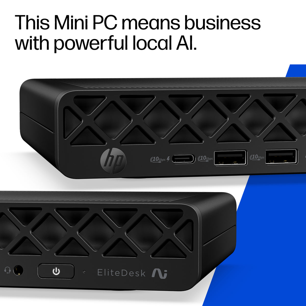 HP EliteDesk 8 Mini G2i Desktop Next Gen AI PC Wolf Pro Security Edition