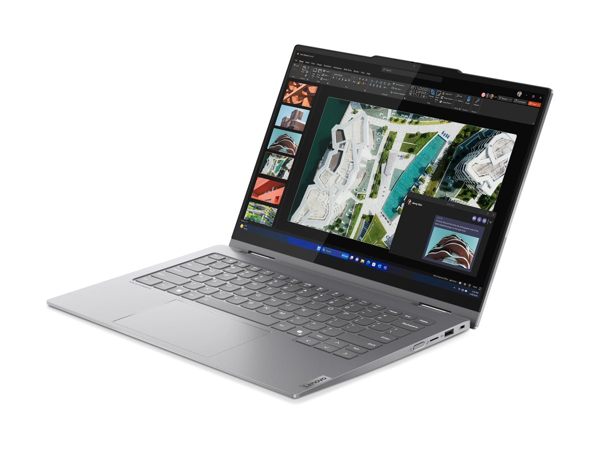 Lenovo ThinkBook 14 G4 IML Convertible 2-in-1 Notebook, Intel Core Ultra 5, 16GB DDR5, 512GB SSD, 14" WUXGA Touch IPS, Windows 11 Pro, Luna Gray - 21MX0006US (1 Year Warranty)